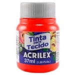 Tinta Acrilex 04140 Tecido 37Ml Cor 541 Vermelho Vivo 