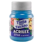Tinta Acrilex 04140 Tecido 37Ml Cor 560 Azul Caribe