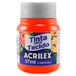 Tinta Acrilex 04140 Tecido 37Ml Cor 801 Tangerina
