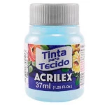 Tinta Acrilex 04140 Tecido 37Ml Cor 811 Azul Bebe 