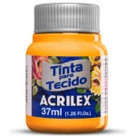 Tinta Acrilex 04140 Tecido 37Ml Cor 833 Amarelo Gema