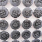 Botao Ibg 10031-24 Pes C/48 Cor 505 - Preto