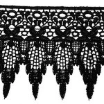 Guipure Imp Trader 107600 10Cm C/13,70M Cor 6 Preto
