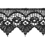 Guipure Imp Trader 107651 3,5Cm C/13,70M Cor Preto