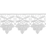 Guipure Imp Trader 107666 4,0Cm C/13,70M Cor Branco