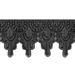 Guipure Imp Trader 107880 5,0Cm C/13,70M Cor Preto