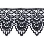Guipure Imp Trader 107882 5,0Cm C/13,70M Cor Preto