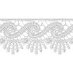 Guipure Imp Trader 108054 4,0Cm C/13,70M Cor Branco