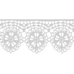 Guipure Imp Trader 108162 3,5Cm C/13,70M Cor Branco