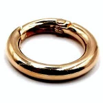 Argola Roma Ro119163 Articulada 25Mm C/10 Cor Ouro Velho