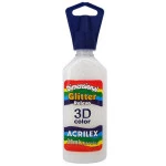 Dimensional Gliter Acrilex 12212  6X35Ml Cor 209	Cristal