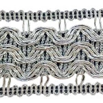 Passamanaria Imp Trader 1241 4,3Cm C/20M Cor Prata