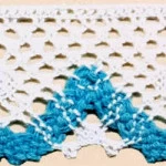 Renda Paraiba Co 141832 3,3Cm C/20M Cor Bca/Turquesa