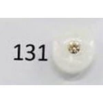 Botao Fis Strass-144 X 24 C/24 Cor 131 Bco Leitoso