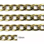 Corrente Roma Aluminio Ro150115 Cor Ouro Velho