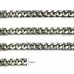 Corrente Roma Aluminio Ro151364 Cor Niquel
