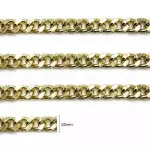 Corrente Roma Aluminio Ro151364 Cor Dourado