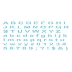 Stencil Acrilex 30000 330 X 140 Mm Cor 1242 Alfabeto