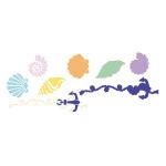 Stencil Acrilex 30000 330 X 140 Mm Cor 1506 Maritimo