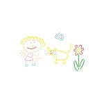 Stencil Acrilex 30002 210 X 150 Mm Cor 1159 Infantil 2
