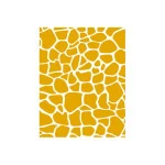 Stencil Acrilex 30002 210 X 150 Mm Cor 1179 Girafa 