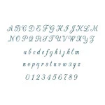 Stencil Acrilex 30002 210 X 150 Mm Cor 1180 Alfabeto 2 