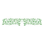 Stencil Acrilex 30003 300 X 80 Mm Cor 1140 Floral 2