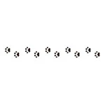 Stencil Acrilex 30003 300 X 80 Mm Cor 1168 Patas