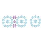 Stencil Acrilex 30004 300 X 100 Mm Cor 1139 Floral