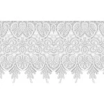 Guipure Imp Trader  51884 10Cm C/13,70M Cor 1 Branco
