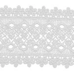 Guipure Imp Trader  51971 6,5Cm C/13,70M Cor 1 Branco