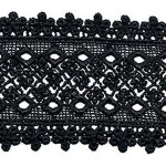 Guipure Imp Trader  51971 6,5Cm C/13,70M Cor 6 Preto