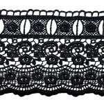 Guipure Imp Trader  52199 9,5Cm C/13,70M Cor 6 Preto