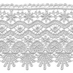 Guipure Imp Trader  52373 9,0Cm C/13,70M Cor 1 Branco 