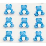 Botao Kr Inf.6028 Urso Coracao C/24 Cor Azul
