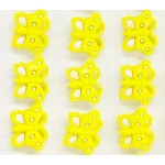 Botao Kr Inf.6039 Borboleta Nylon C/24 Cor Amarelo