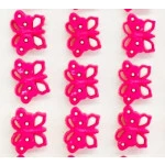 Botao Kr Inf.6039 Borboleta Nylon C/24 Cor Pink