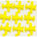 Botao Kr Inf.6123 Aviao Abs C/24 Cor Amarelo
