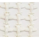 Botao Kr Inf.6123 Aviao Abs C/24 Cor Branco