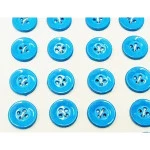 Botao Kr 6257/24 Nylon C/24 Cor 146 Azul Ceu