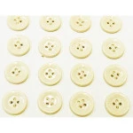 Botao Kr 6257/32 Nylon C/12 Cor 401 Off White