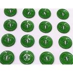 Botao Kr 6257/54 Nylon C/12 Cor 139 Verde Eco
