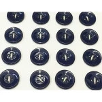 Botao Kr 6257/54 Nylon C/12 Cor 151 Marinho Noite