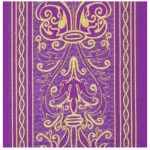 Galao Najar 66842 Liturgico Pes17,2C/10M Cor Comb.01 - Roxo