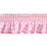 Fita Najar 761/18Mm Xadrez Elastano 10M Cor 04 Rosa
