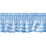 Fita Najar 761/18Mm Xadrez Elastano 10M Cor 12 Azul