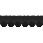 Passamanaria Britania 8223/1 Pompomc/10M Cor B99-Preto