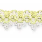 Renda Sao Jose 8300/P 17Mm 10M Cor 119 Branco / Amarelo Bb