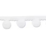 Passamanaria Britania 9038/1 Pompomc/10M Cor B01 Branco