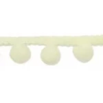 Passamanaria Britania 9038/1 Pompomc/10M Cor B08 Offwhite